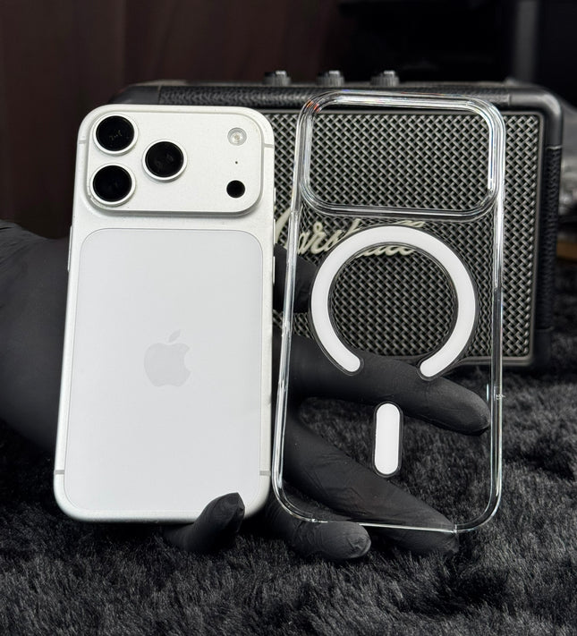 IC Case with NFC POP-up Magsafe Anti Yellow Case Cover for Apple iPhone 17 Pro